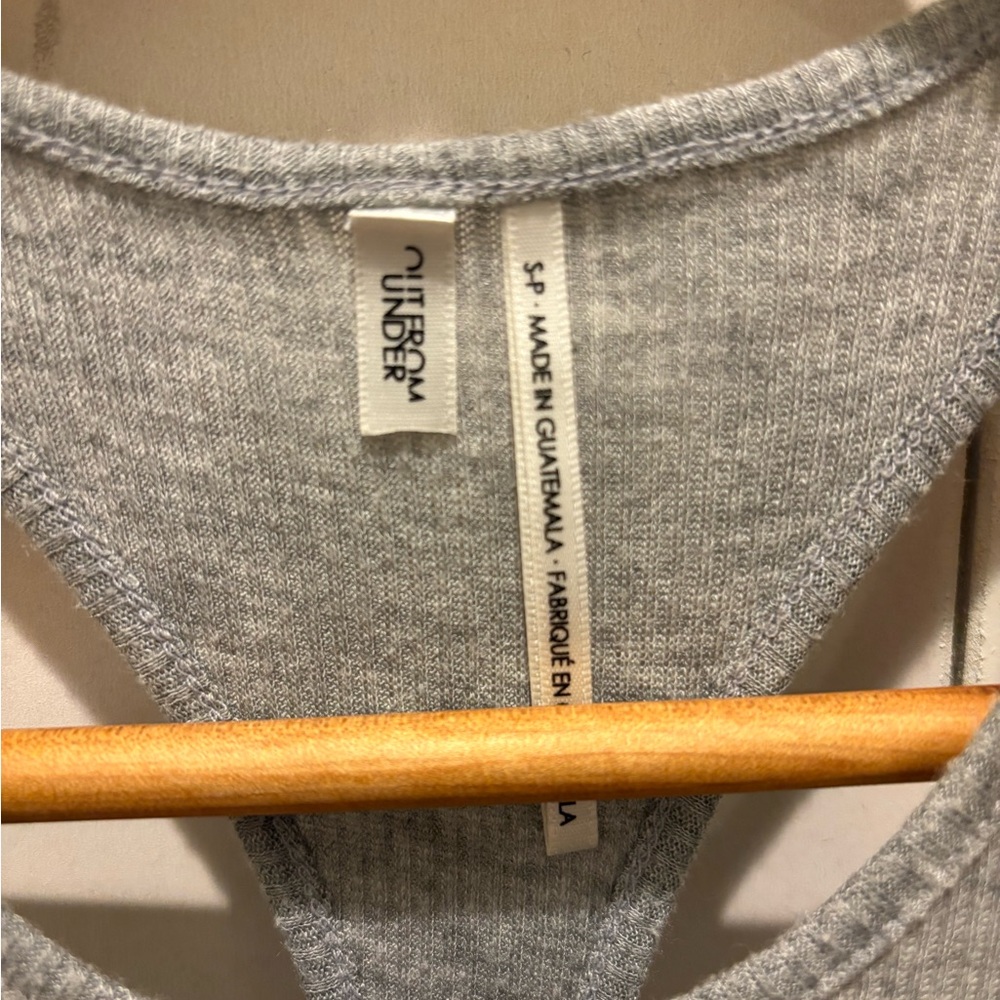 Gray Racerback Tank - Picture 3 of 3